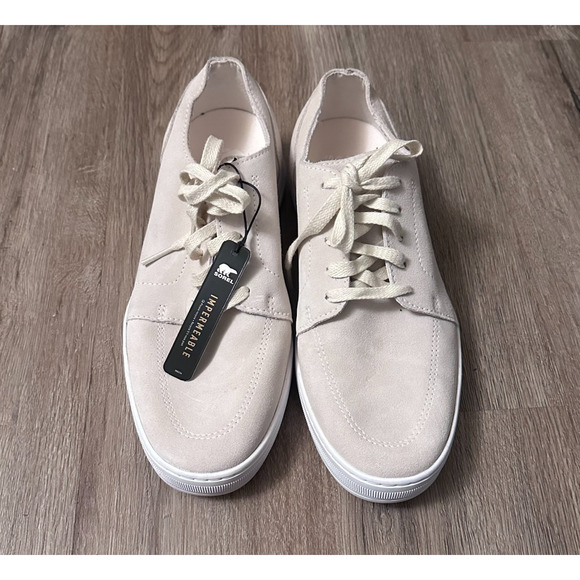 NWOB SOREL Men's Waterproof C-Street Lace Up Beige Suede Size 9 Gorpcore - Picture 2 of 8